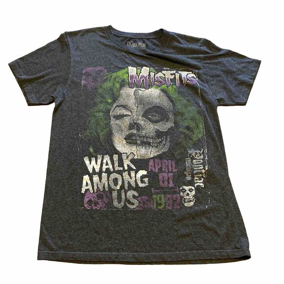 The Misfits Walk Among Us 1982 Pontiac, MI 2017 Shirt Sz S Graphic T-shirt - Picture 1 of 6